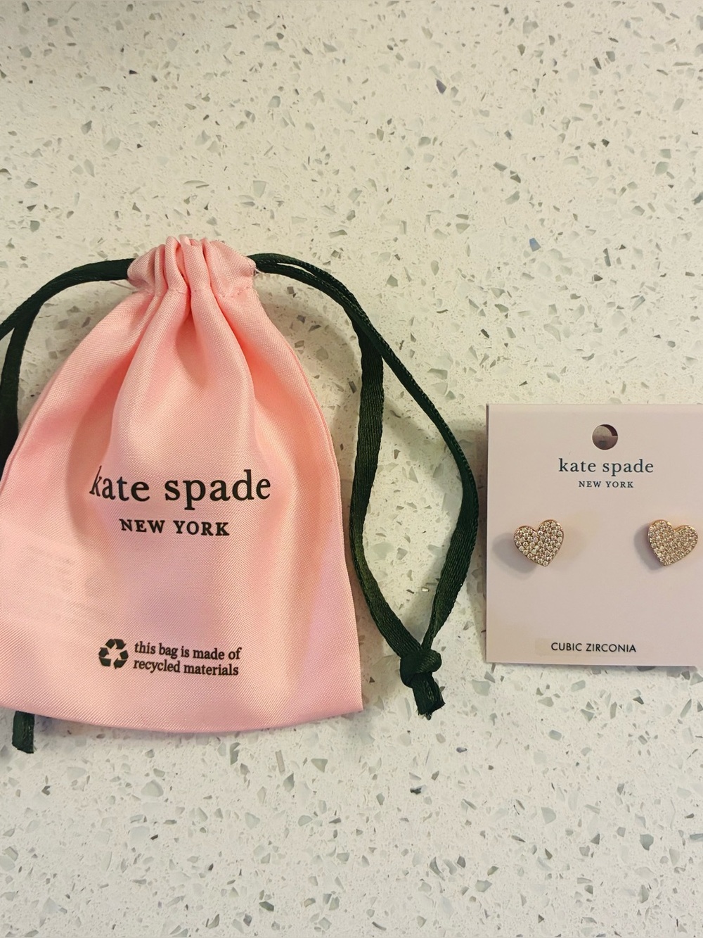 NWT Kate Spade Heart Earrings